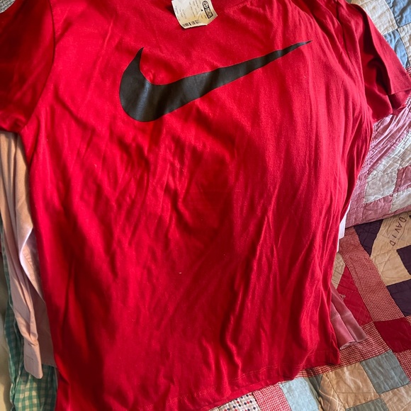 Nike Other - Nike Red Tee with Black Logo